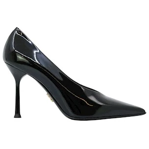 Sergio Levantesi Modern56 décolleté donna in pelle vernice nera