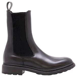 The Seller MW594 chelsea boot donna in pelle nera