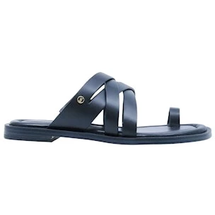 Sandalo basso Michael Kors Nora in pelle nera