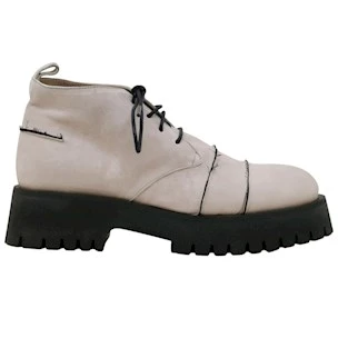 MLO Malloni Turner P25I96004 anfibio donna in pelle gesso