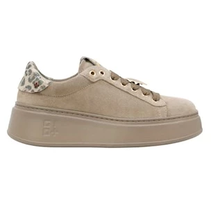 GIO+ PIA430A Combi sneaker donna in camoscio tortora