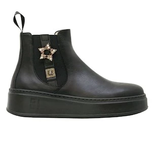 GIO+ PIADA04L Combi Black stivaletto donna in pelle nera