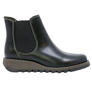 Fly London SALV stivaletto donna in pelle nera