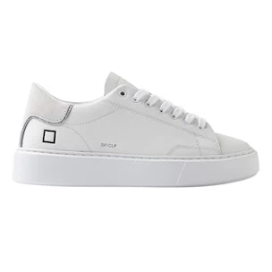 DATE Sfera Calf White SF CA WH sneaker donna in pelle bianca