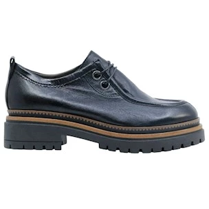 Scarpa allacciata Mjus T60107 da donna in pelle nera