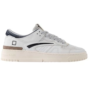 DATE Torneo Colored White Blu TO CO WL sneaker uomo in pelle