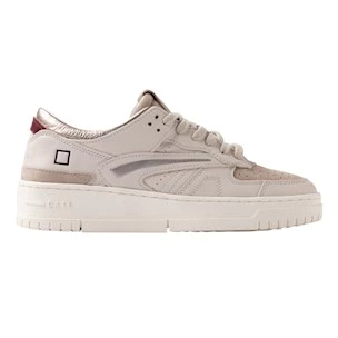 DATE Torneo Shiny Ivory TO SH IV sneaker donna in pelle