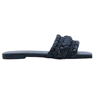 Ciabatta donna Verderosamarino 3727 in pelle nera