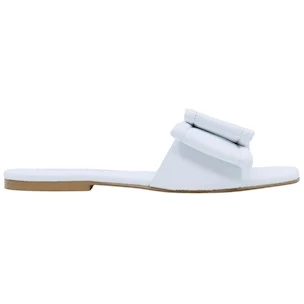 Ciabatta donna Verderosamarino 3893 in pelle bianca