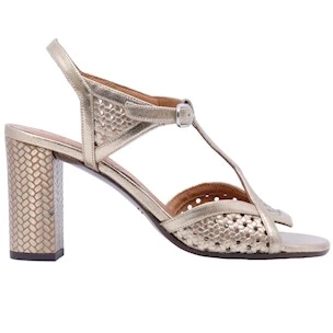 Chie Mihara Bessy sandalo donna in pelle platino