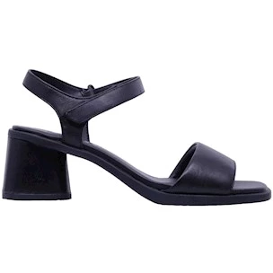 Sandalo con tacco Camper Kiara K201501-006 in pelle nera