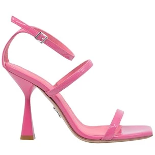 Sandalo con tacco Sergio Levantesi Telen23 in vernice rosa