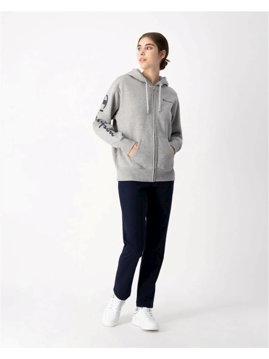CHAMPION HOODED FULL ZIP SWEATSHIRT FELPA  DONNA FELPATO.