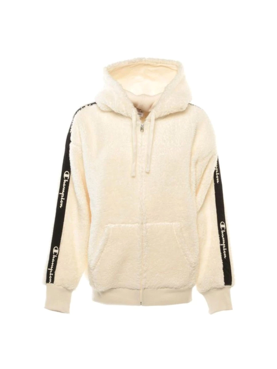 CHAMPION  HOODED FULL ZIP DI PILE DONNA