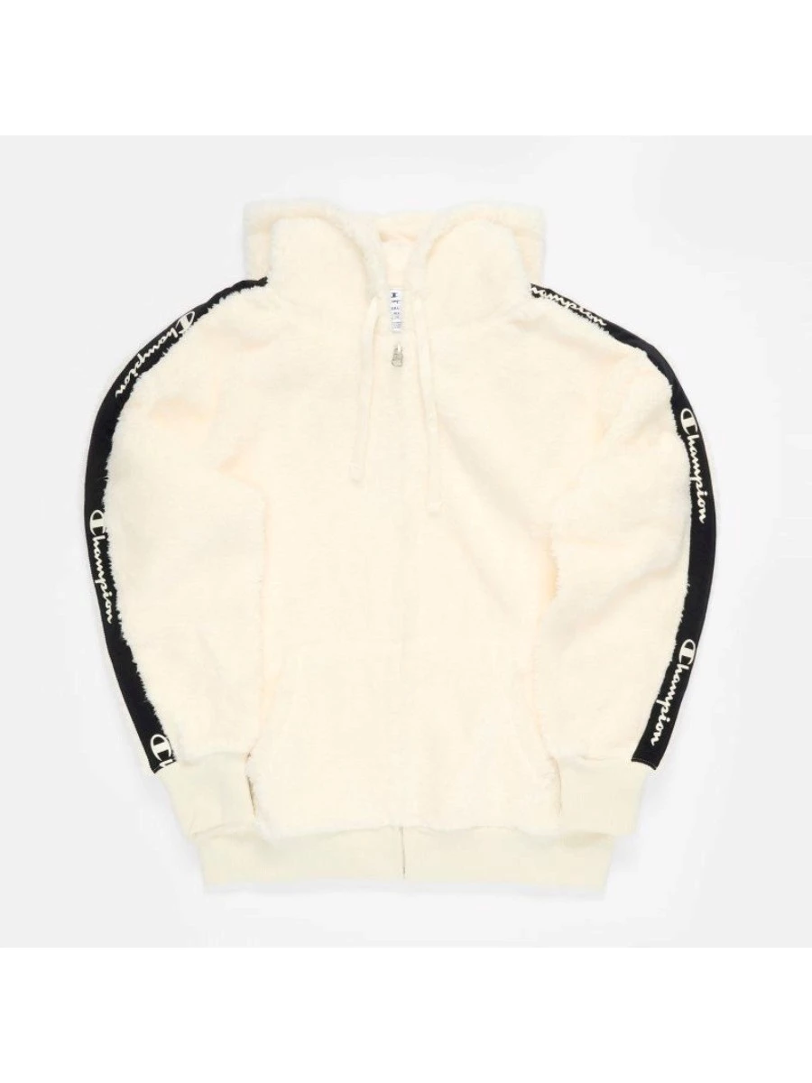 CHAMPION  HOODED FULL ZIP DI PILE DONNA
