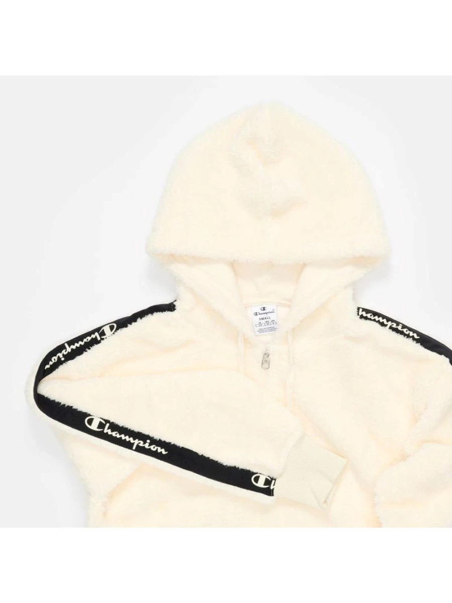CHAMPION  HOODED FULL ZIP DI PILE DONNA