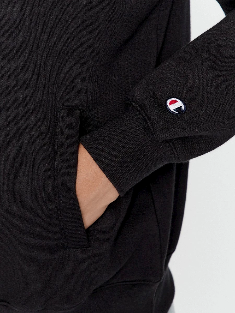 CHAMPION HOODED HALF ZIP  SWEATSHIRT DONNA  FELPATA