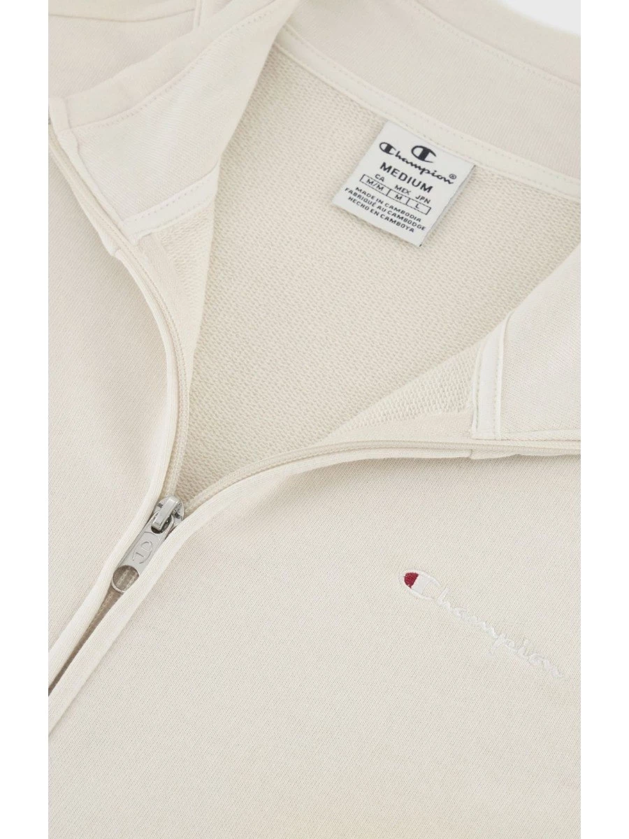 CHAMPION FULL ZIP SWEATSHIRT FELPA DONNA ZIP GARZATA