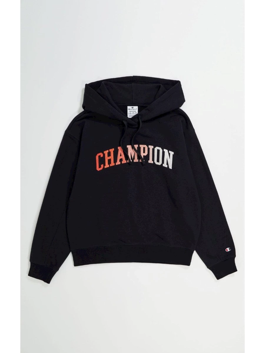CHAMPION HOODED SWEATSHIRT FELPA CAPPUCCIO DONNA GARZATA