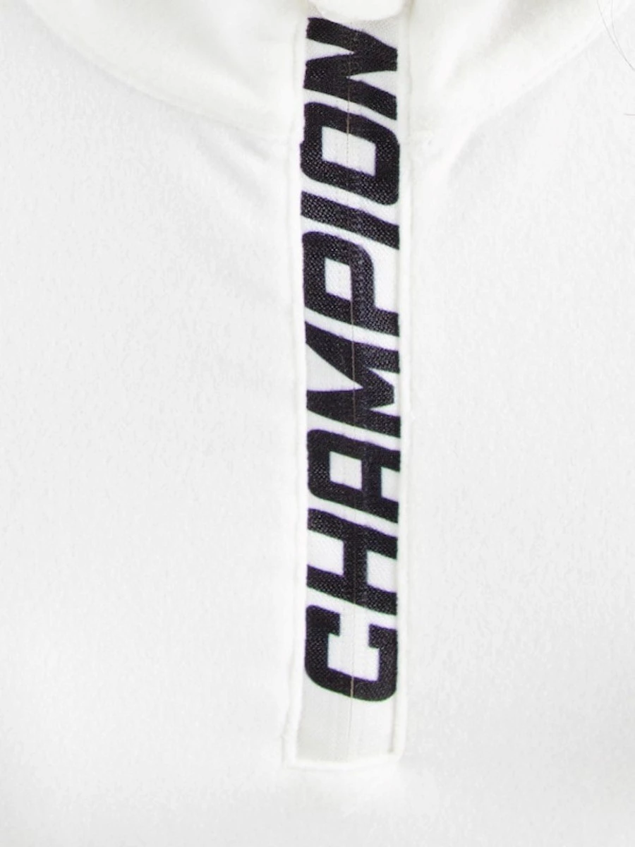 CHAMPION HALF ZIP TOP PILE DONNA