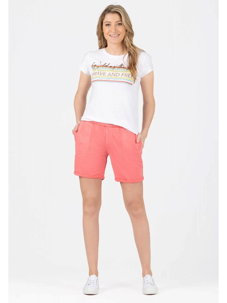 TIMEZONE BRAVE AND FREE T-SHIRT DONNA