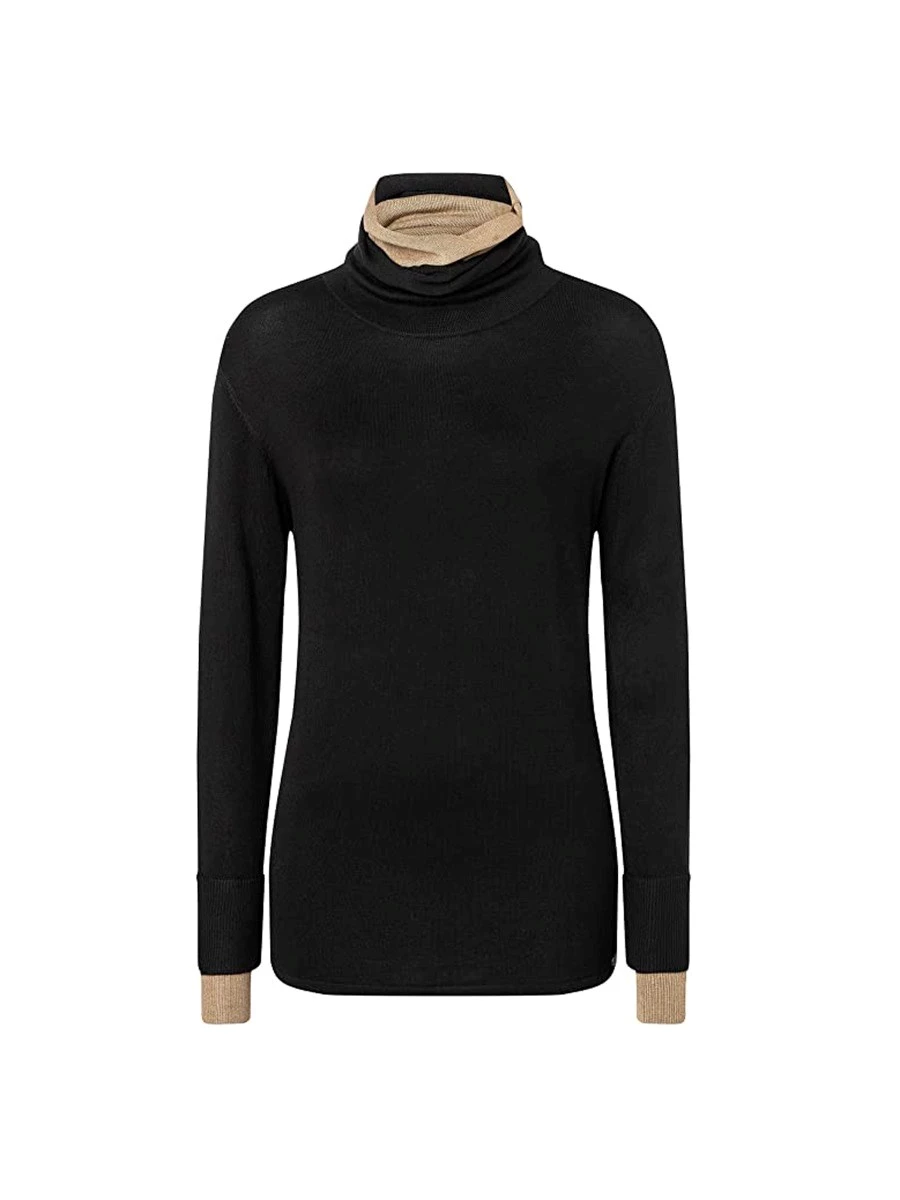 TIMEZONE DOUBLE LAYER TURTLENECK MAGLIONE DONNA