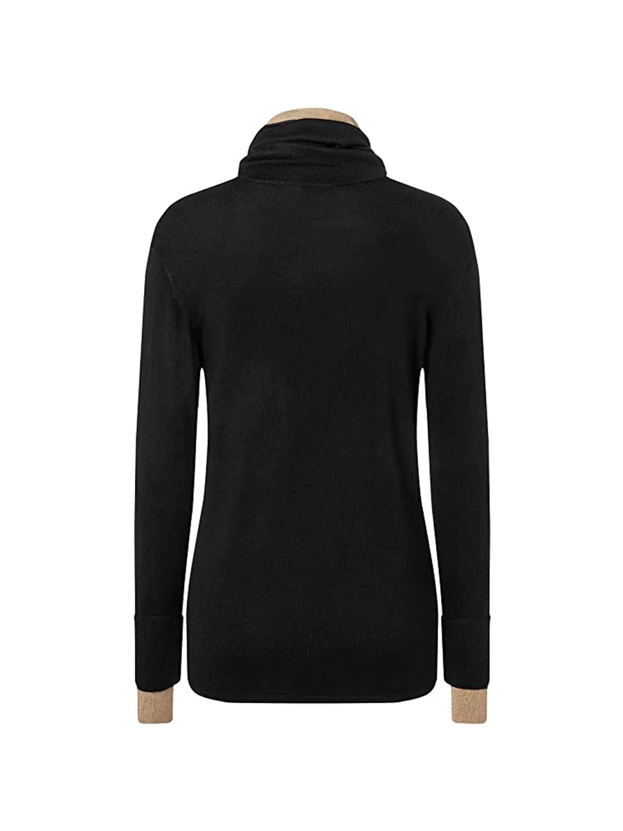 TIMEZONE DOUBLE LAYER TURTLENECK MAGLIONE DONNA