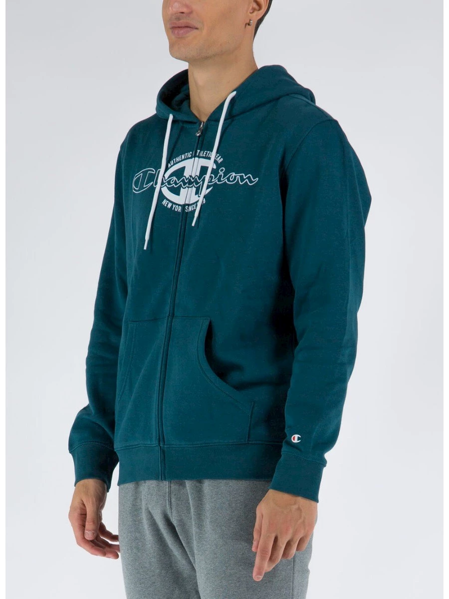 CHAMPION  HOODED FULL ZIP SWEATSHIRT UOMO FELPATO