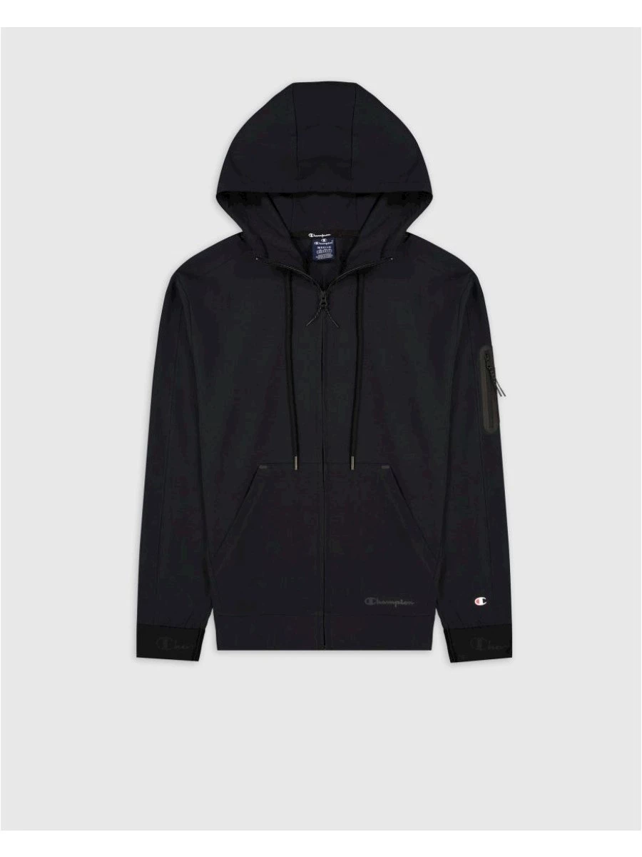 CHAMPION FELPA CON DETTAGLI IN MATERIALE RIFLETTE UOMO