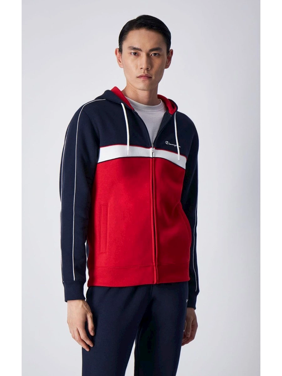 CHAMPION  HOODEDFULL ZIP SUIT UOMO FELPATA