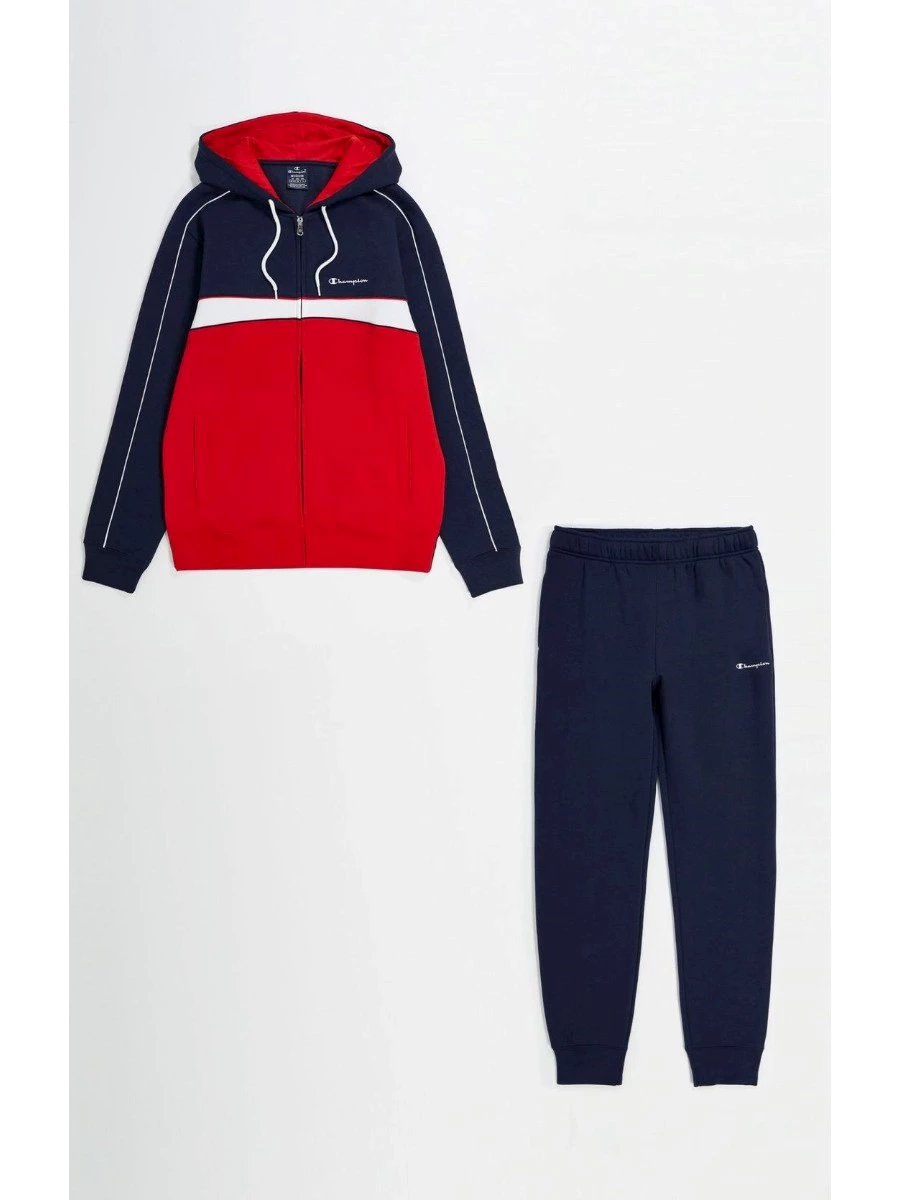 CHAMPION  HOODEDFULL ZIP SUIT UOMO FELPATA