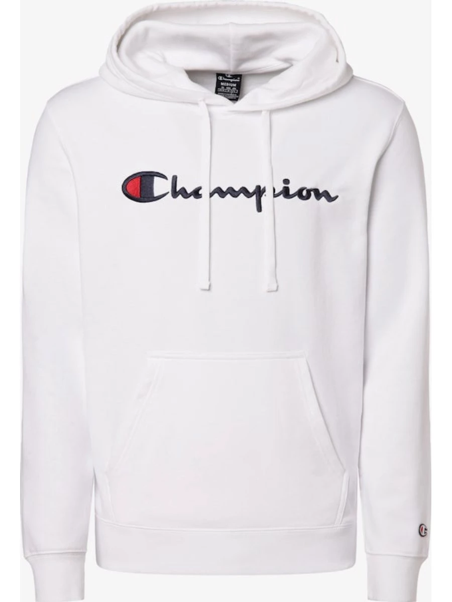 CHAMPION HOODED SWEATSHIRT FELPA UOMO CAPPUCCIO GARZATA