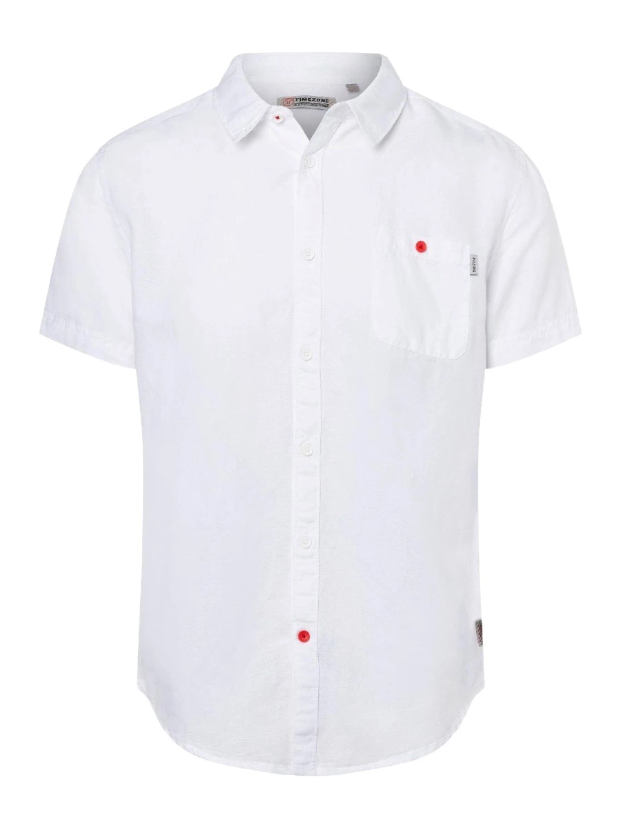 TIMEZONE SOFT LINEN SHORTSLEEVE SHIRT CAMICIA UOMO