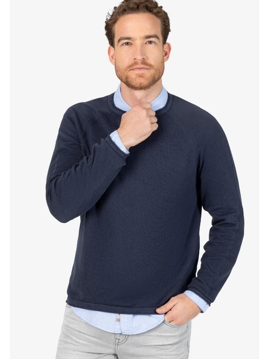 Spiral Knit  Crewneck uomo