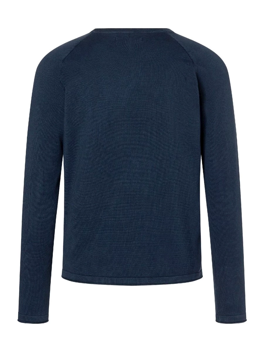 Timezone Cotton Knit Crewneck Maglia Uomo