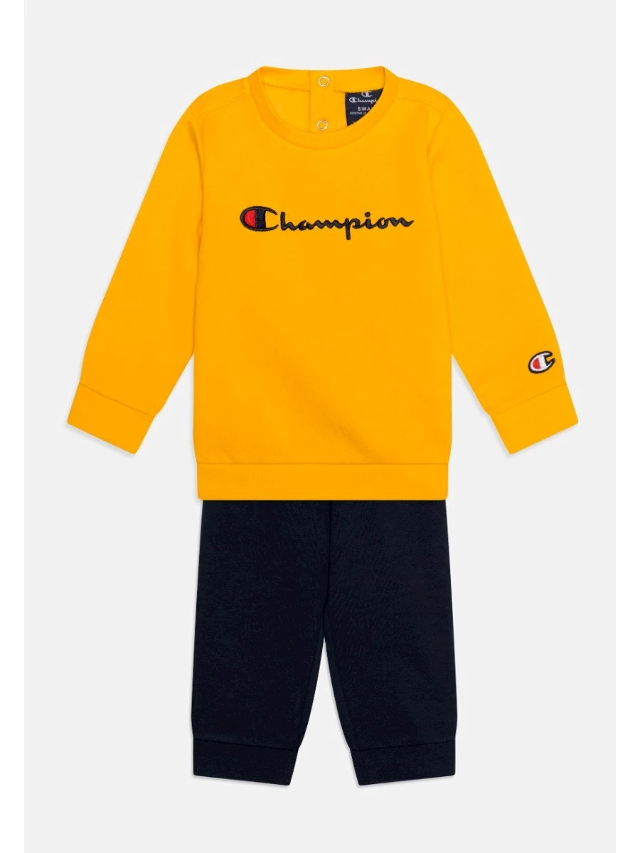 CHAMPION CREWNECK SUIT TUTA INFANT BOYS IN COTONE FELPATO