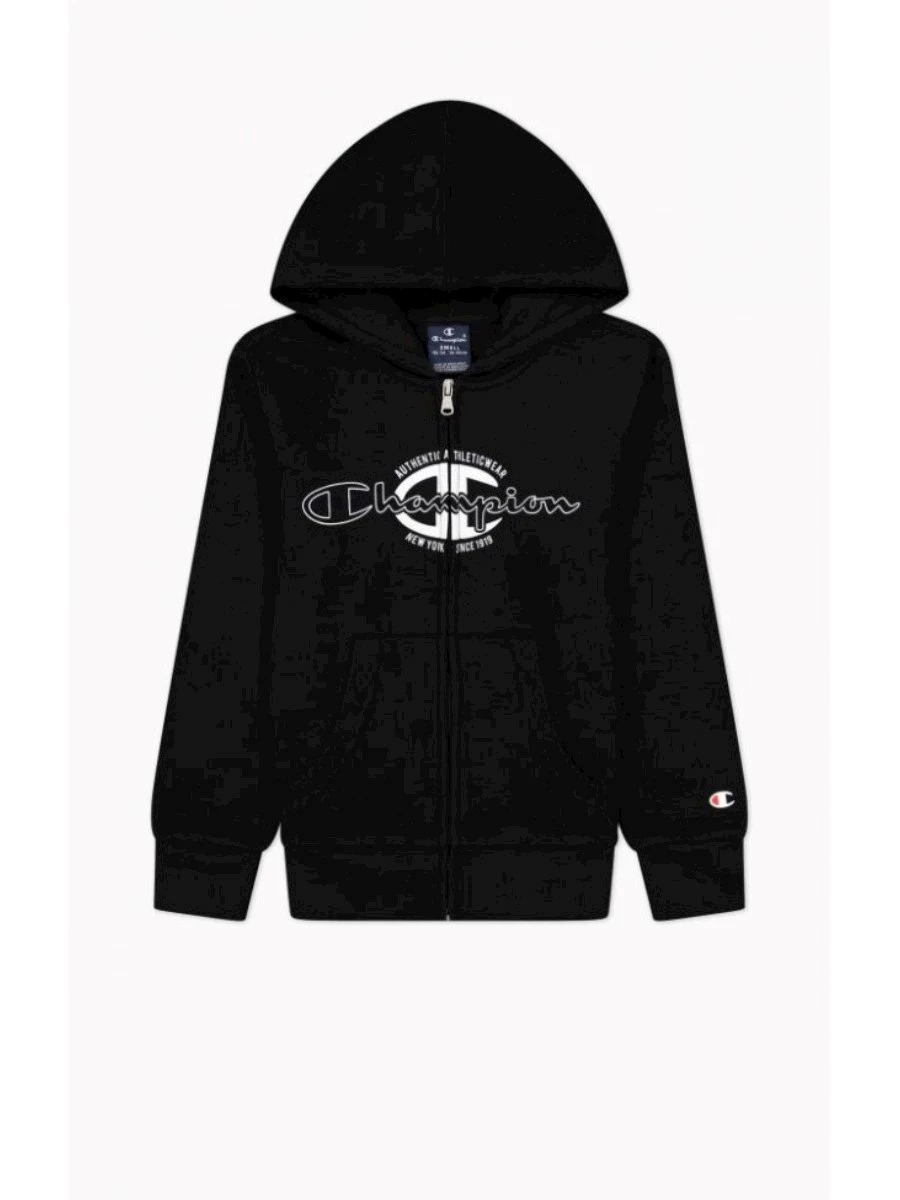 CHAMPION HOODED FULL ZIP FELPA BOYS FELPATA