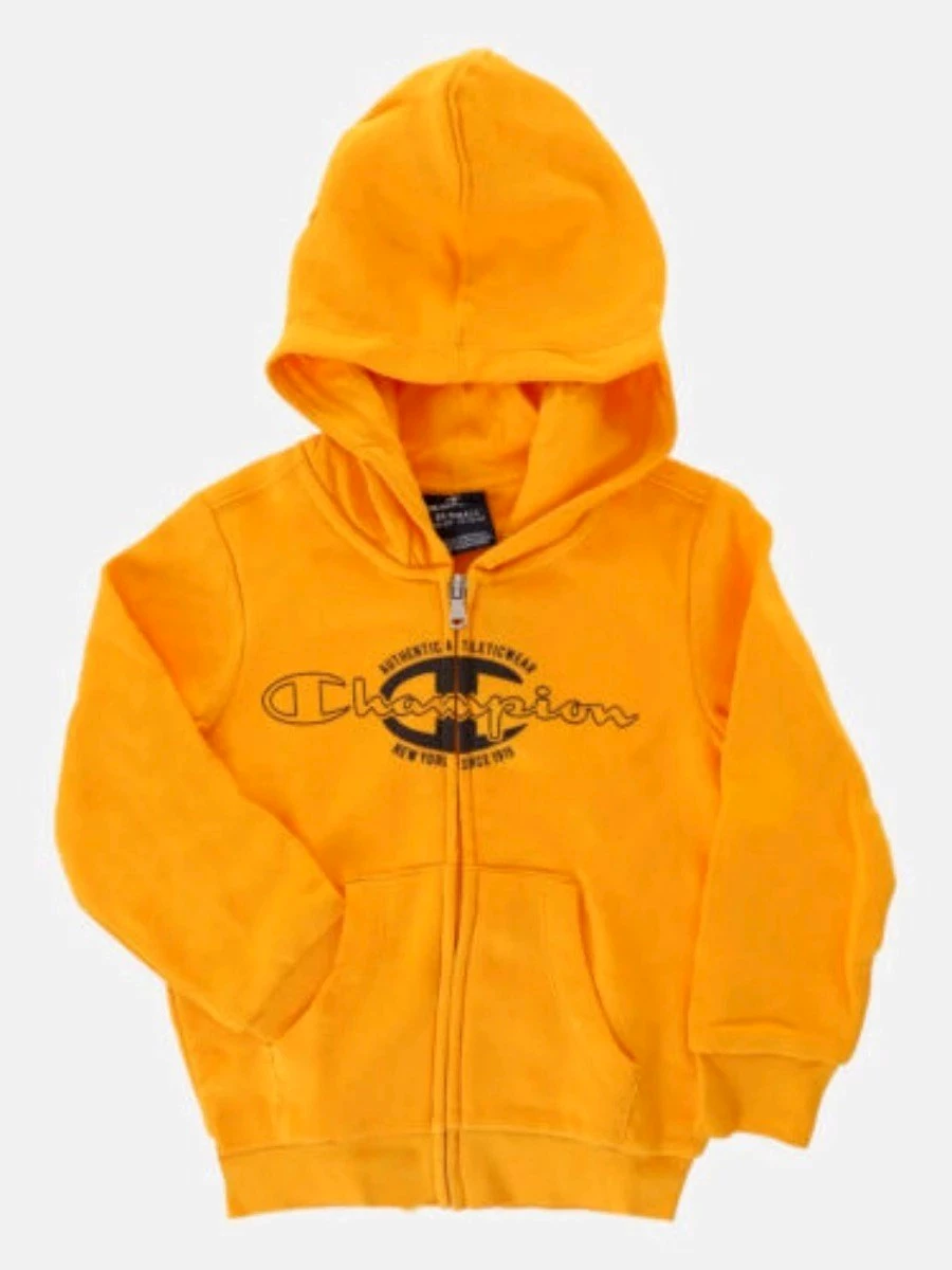 CHAMPION HOODED FULL ZIP FELPA BOYS FELPATA