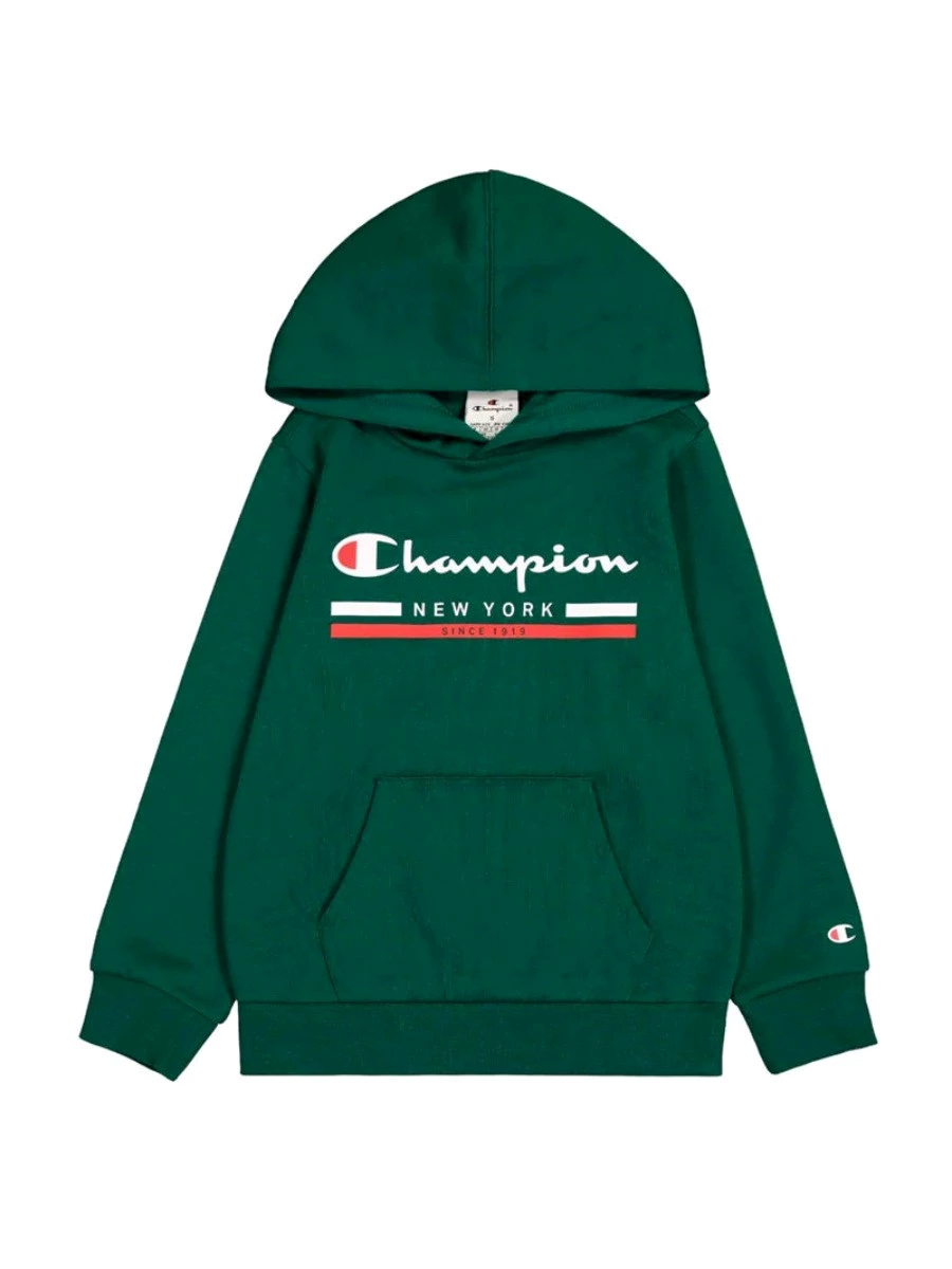 CHAMPION HOODED SWEATSHIRT FELPA FELPATA BAMBINO