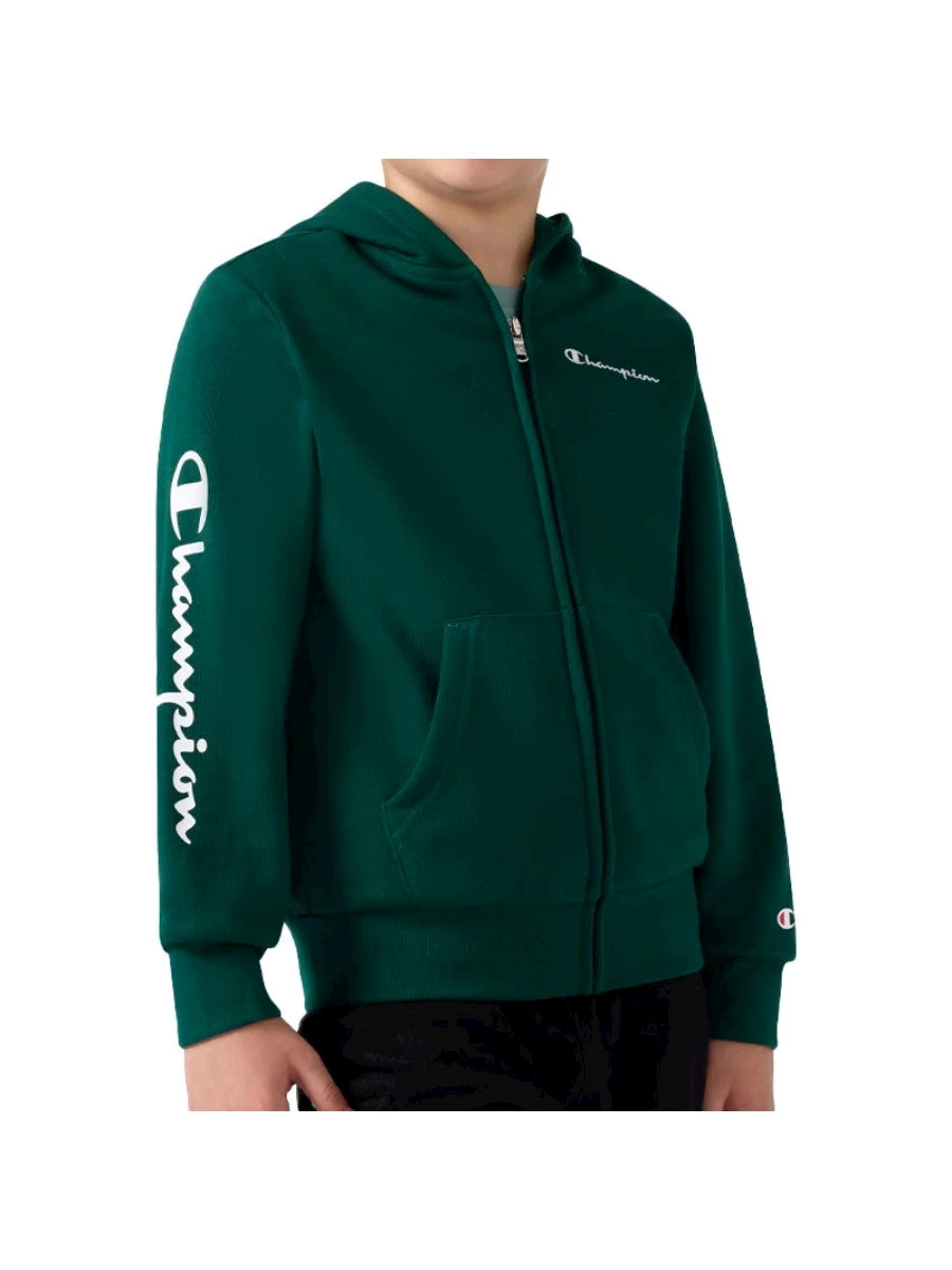 CHAMPION HOODED FULL ZIP SWEATSHIRT FELPA INVERNALE