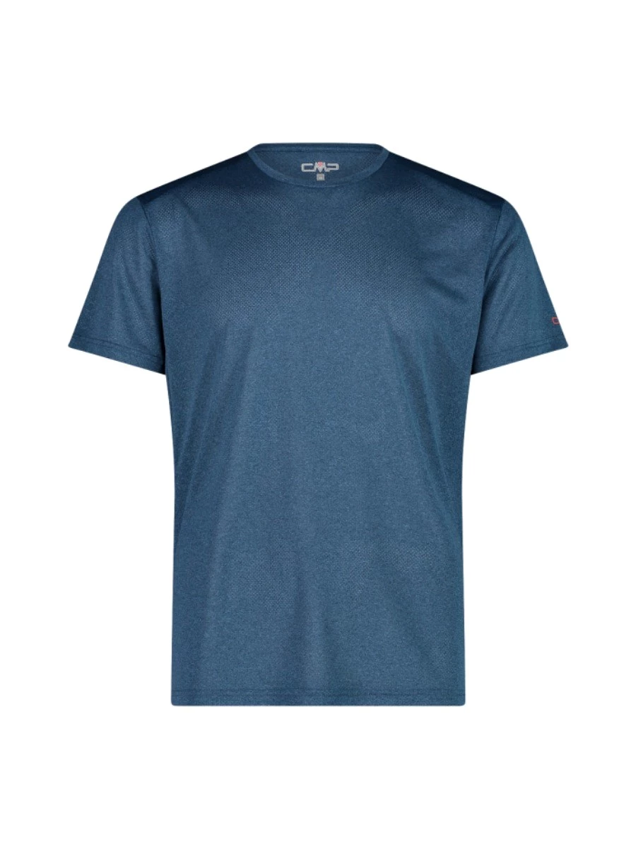 T-shirt in melange stretch jersey da uomo