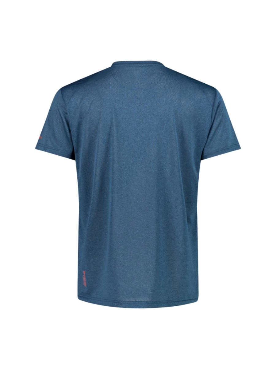 T-shirt in melange stretch jersey da uomo