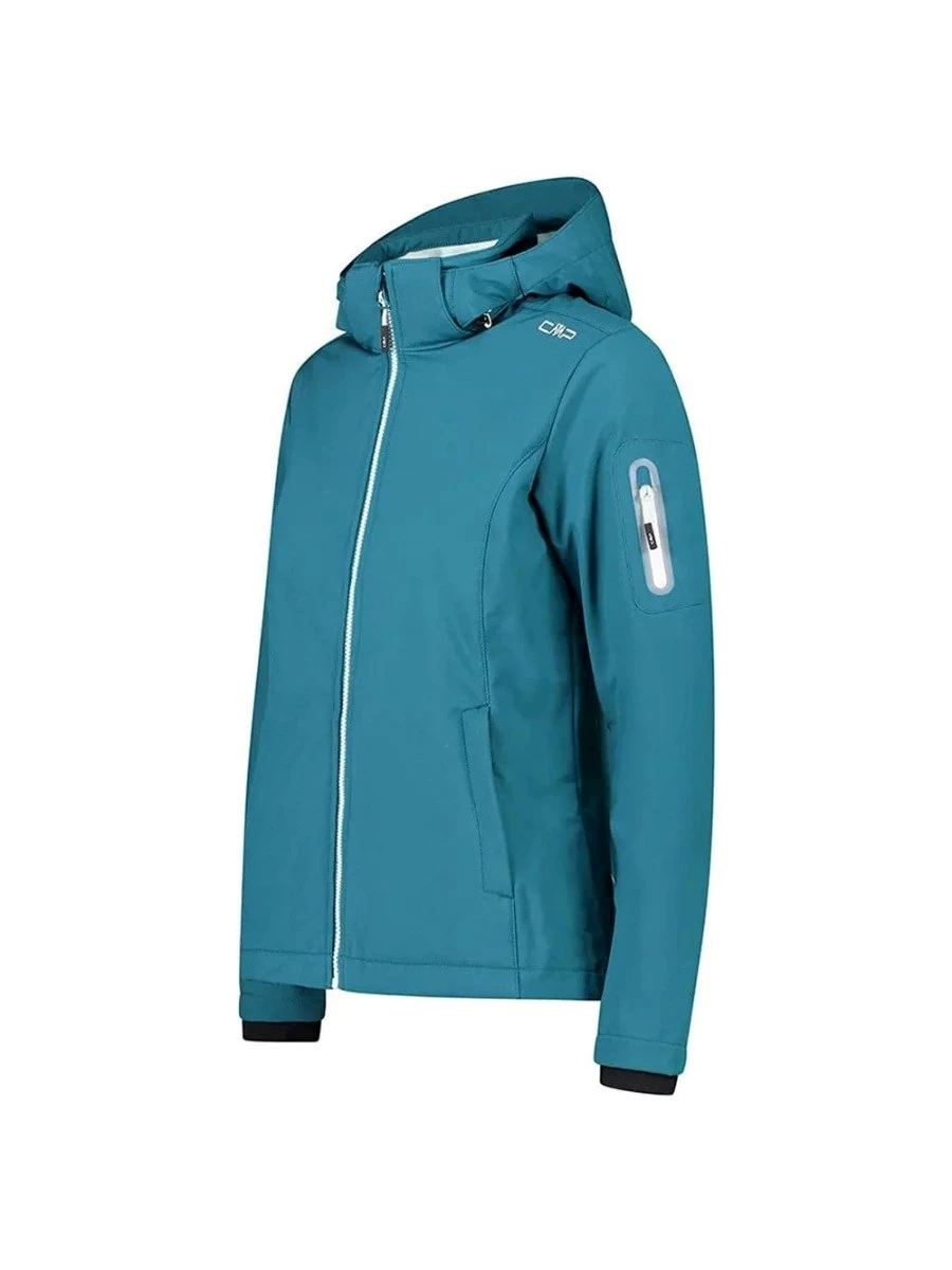 CMP WOMAN JACKET ZIP HOOD GIACCA DONNA SOFTSHELL