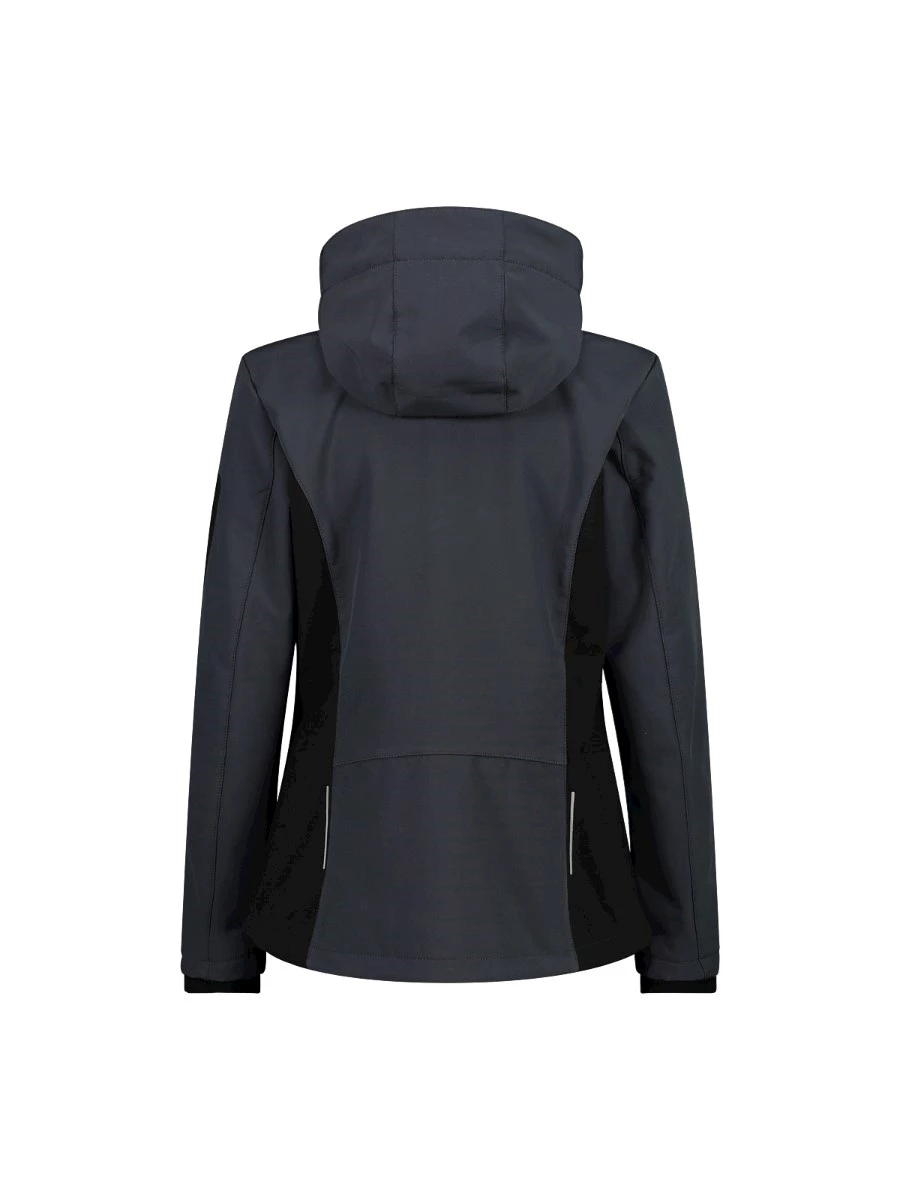 CMP GIACCA DONNA IN SOFTSHELL CON CAPUCCIO STACCABILE
