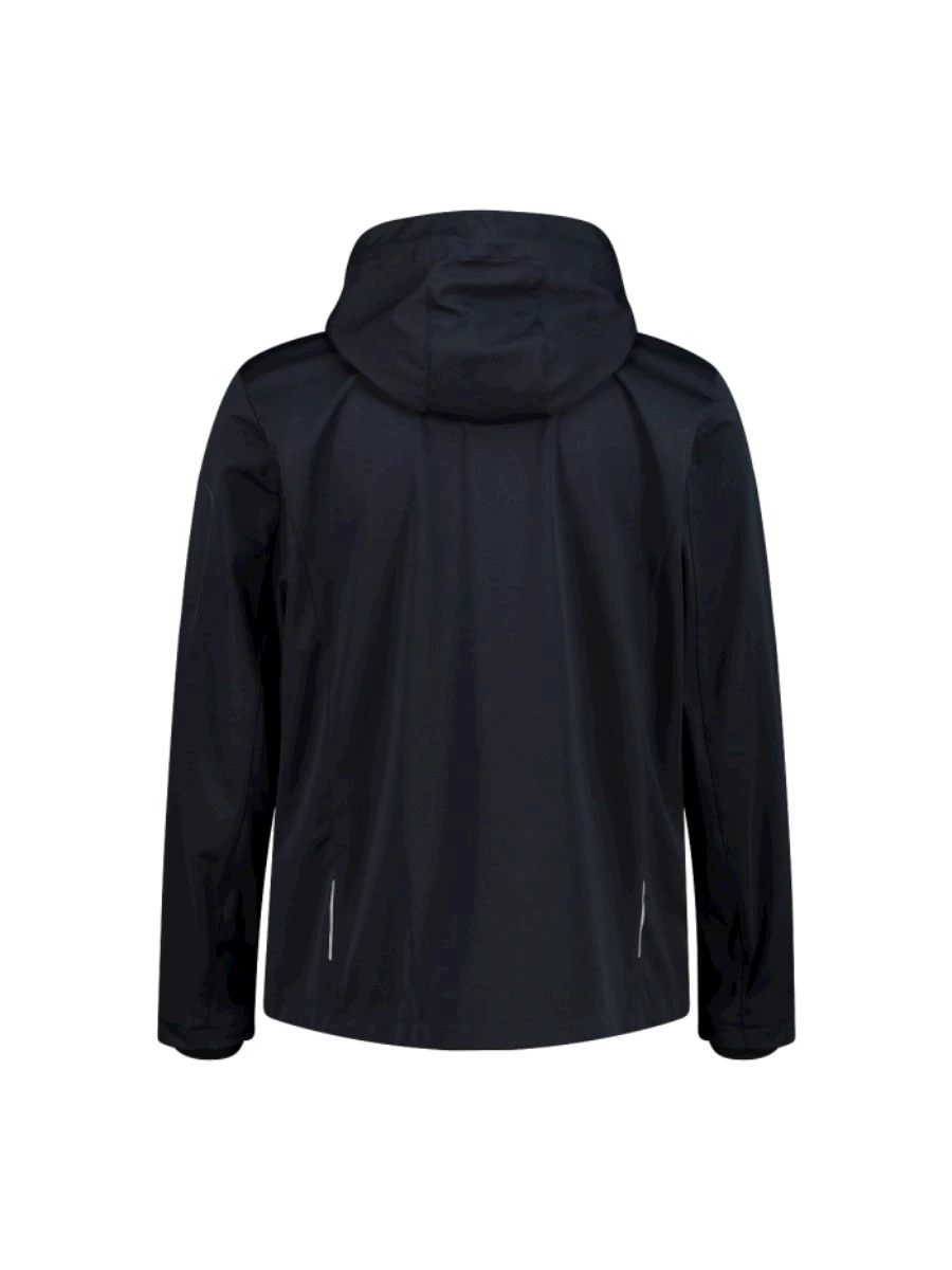 Giacca in Light Softshell con cappuccio staccabile da uomo