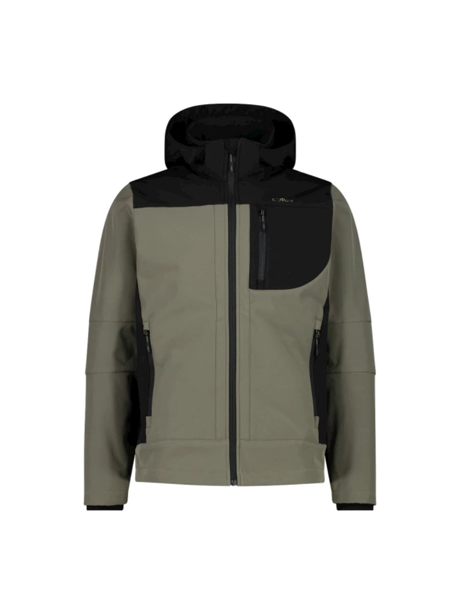 CMP GIACCA UOMO SOFTSHELL CON CAPUCCIO STACCABILE
