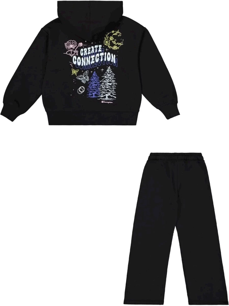 CHAMPION SWEATSUIT TUTA FELPATA BAMBINA