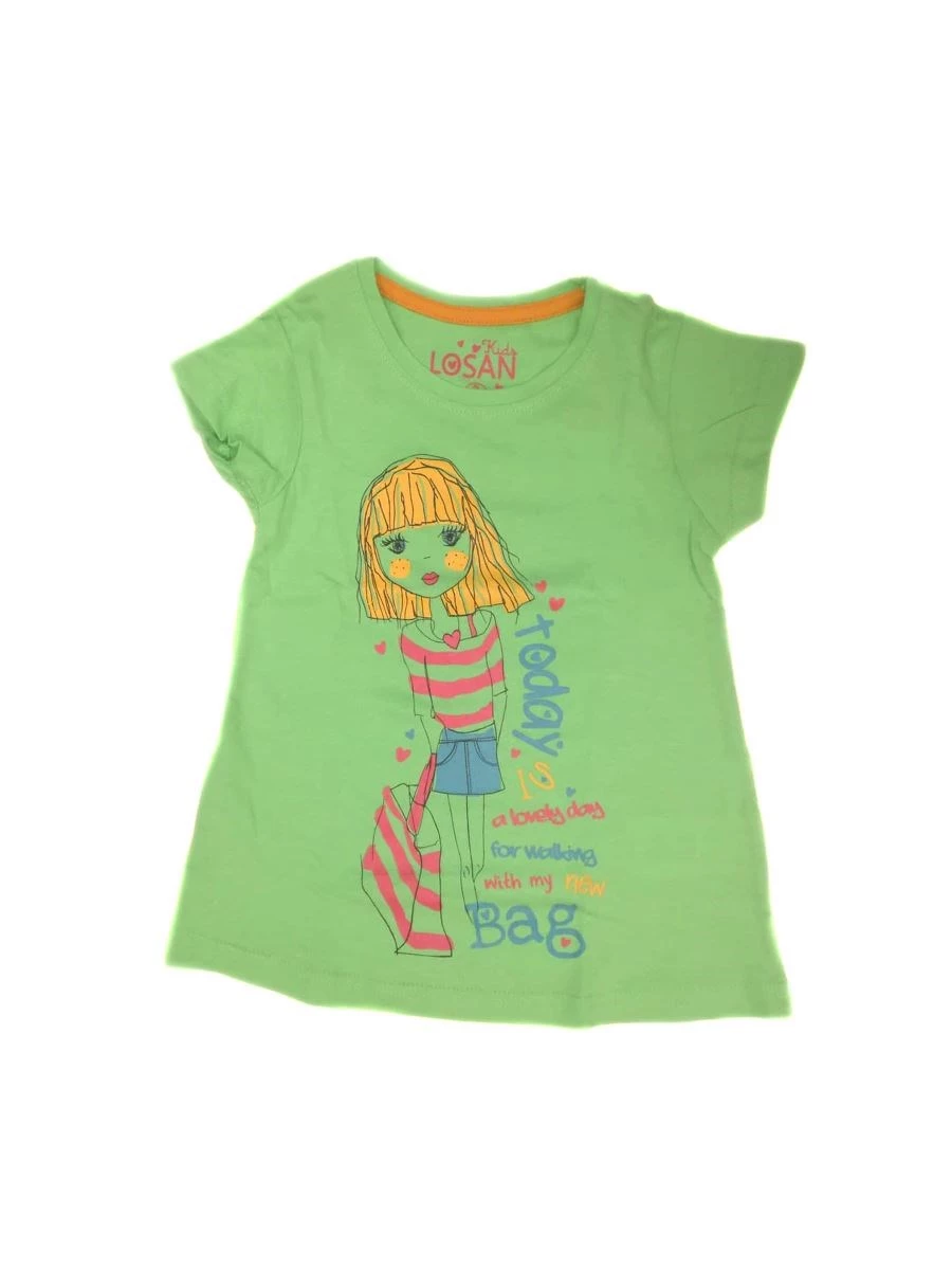 LOSAN T-SHIRT LITTLE GIRLS MANICA CORTA CON DISEGNO