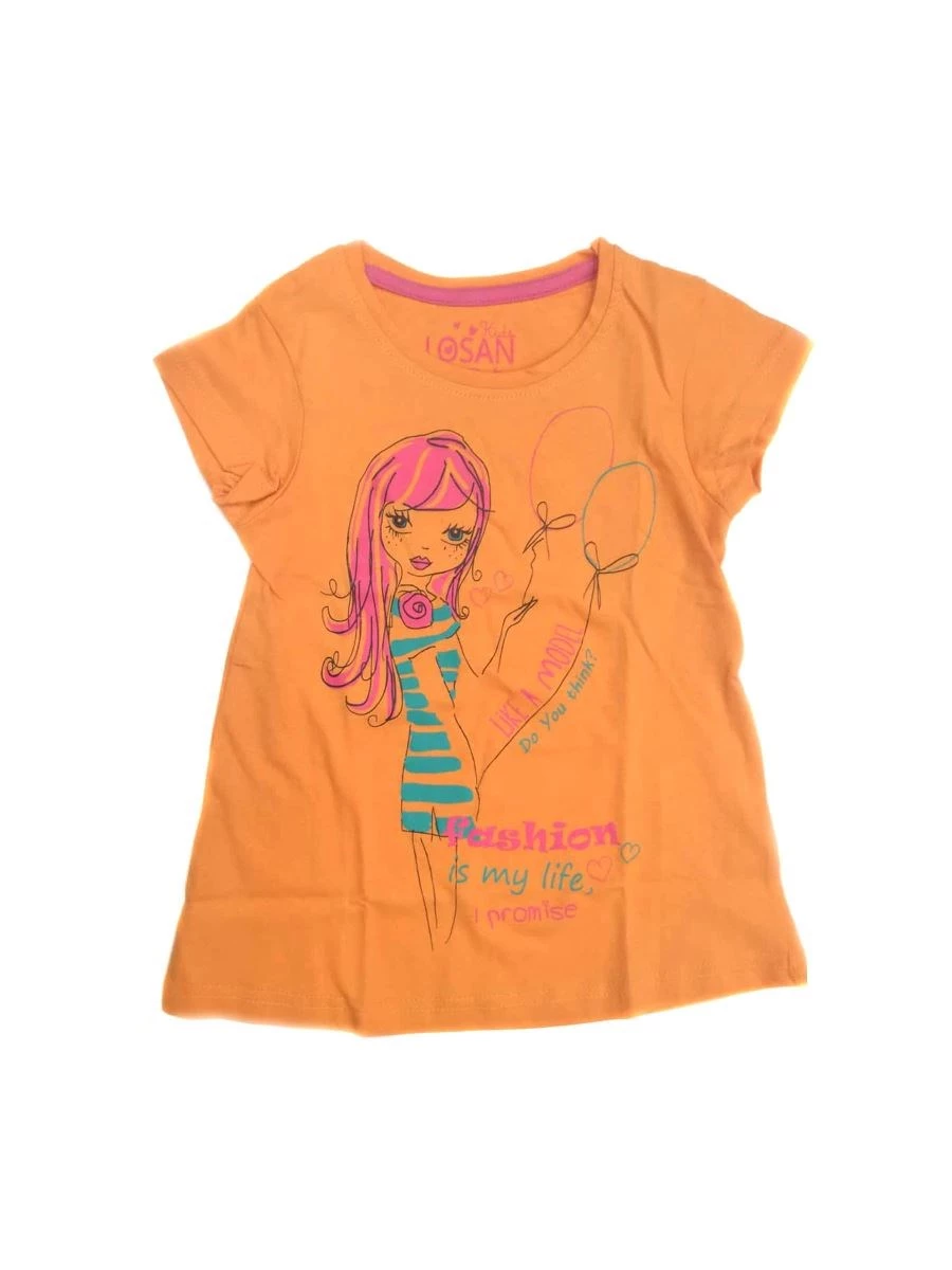LOSAN T-SHIRT LITTLE GIRLS MANICA CORTA CON DISEGNO