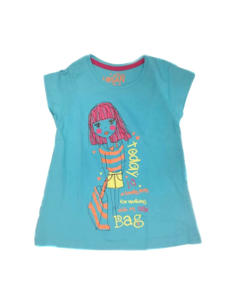 LOSAN T-SHIRT LITTLE GIRLS MANICA CORTA CON DISEGNO